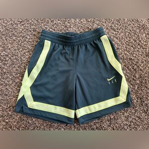 Nike women’s 7” Dri-FIT Basketball Shorts size large (emerald/neon green)